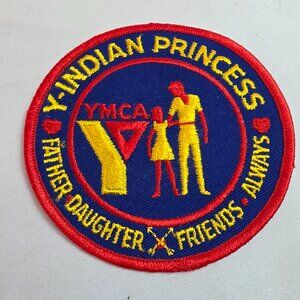 Vintage 1980's YMCA Indian Princess Father-Daughter Program Patch